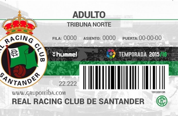 Carné del Racing con el código