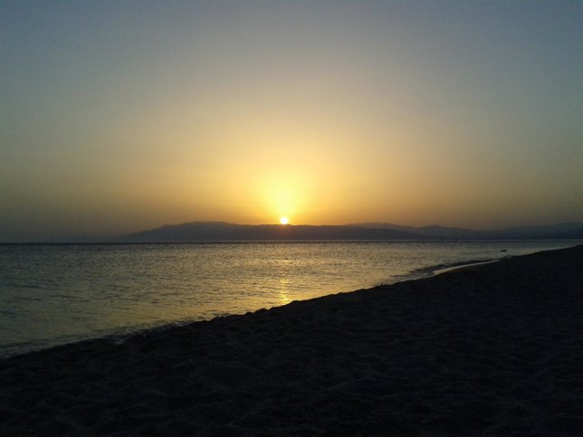 Puesta de sol en Cabo de Gata (Almería)