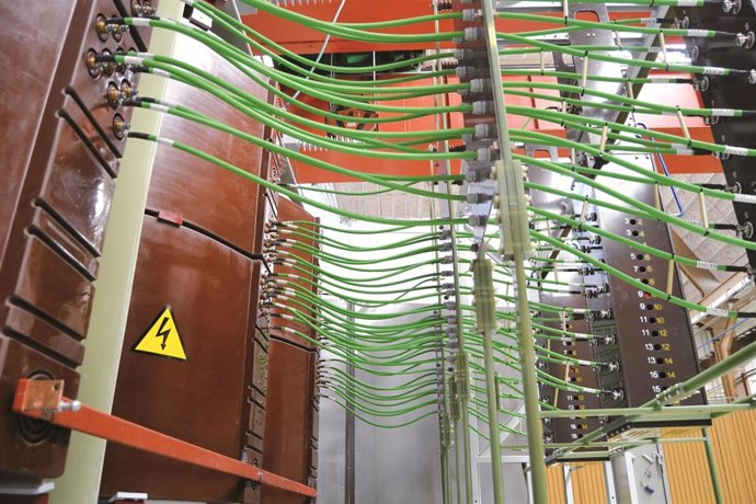 Transformador de alta tensión en tecnología seca