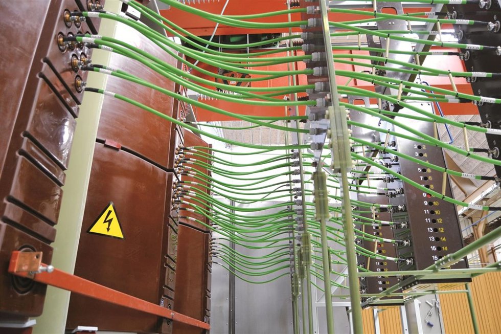 Transformador de alta tensión en tecnología seca