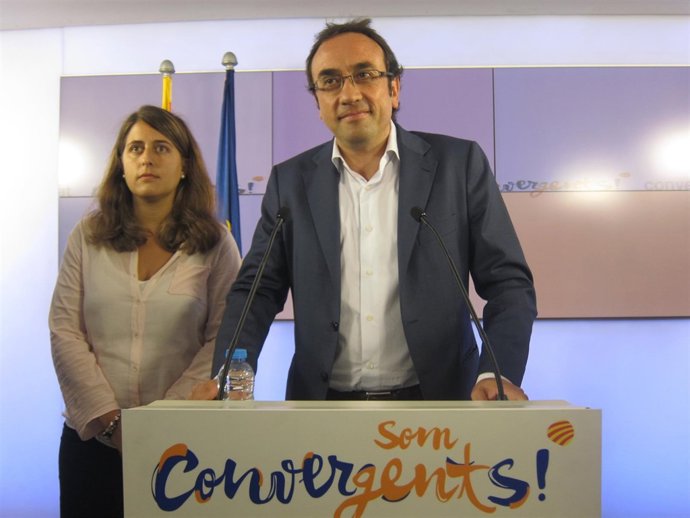 Marta Pascal, Josep Rull (CDC)