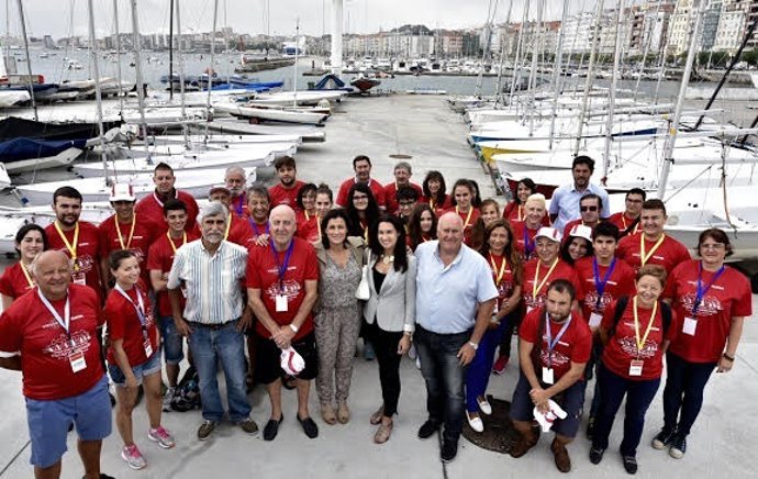 Recepción voluntarios Semana Internacional de Vela
