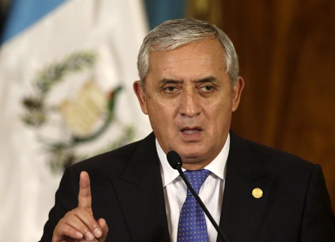 El presidente de Guatemala, Otto Pérez Molina