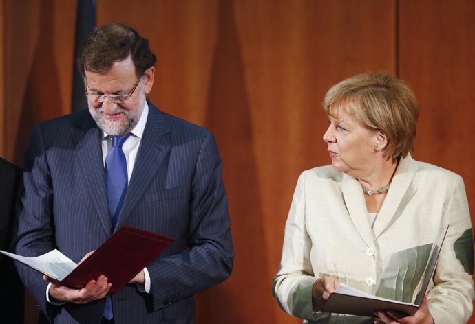 Rueda de prensa de Ángela Merkel y Mariano Rajoy