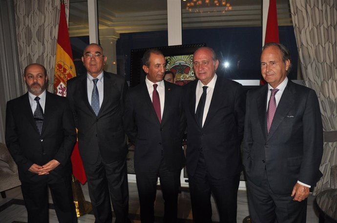 El ministro del Interior durante su visita a Marruecos