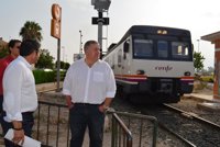 Bernabé: "la llegada del AVE a Murcia y su extensión a Lorca es la solución a las vías del tren en Alcantarilla"