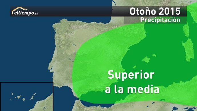 España tendrá un otoño con más precipitaciones de lo normal