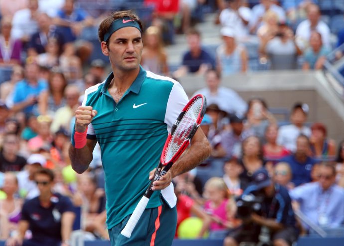 Roger Federer debuta en el US Open 2015