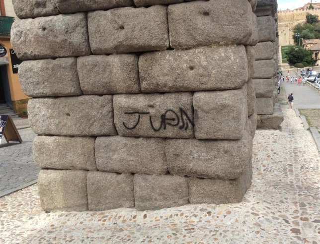 La pintada en el Acueducto