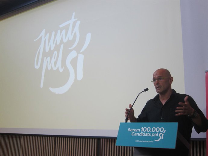 El cabeza de lista de Junts pel sí, Raül Romeva