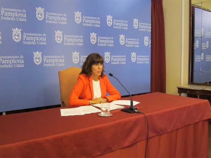 Maite Esporrín, portavoz del PSN en el Ayuntamiento de Pamplona