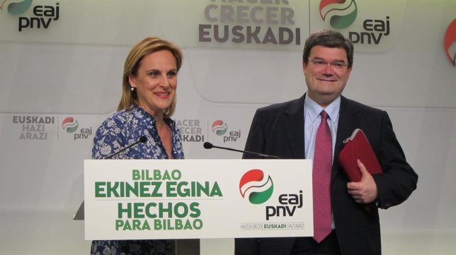 Itxaso Atutxa y Juan Mari Aburto.