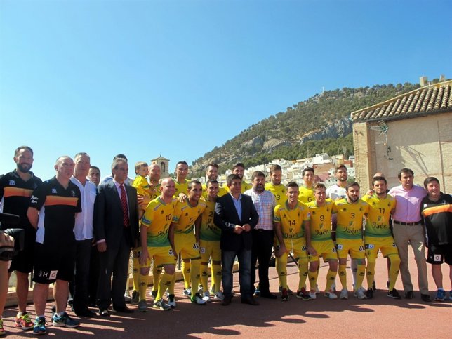 Presentación de la plantilla del Jaén Paraíso Interior FS para 2015-16.