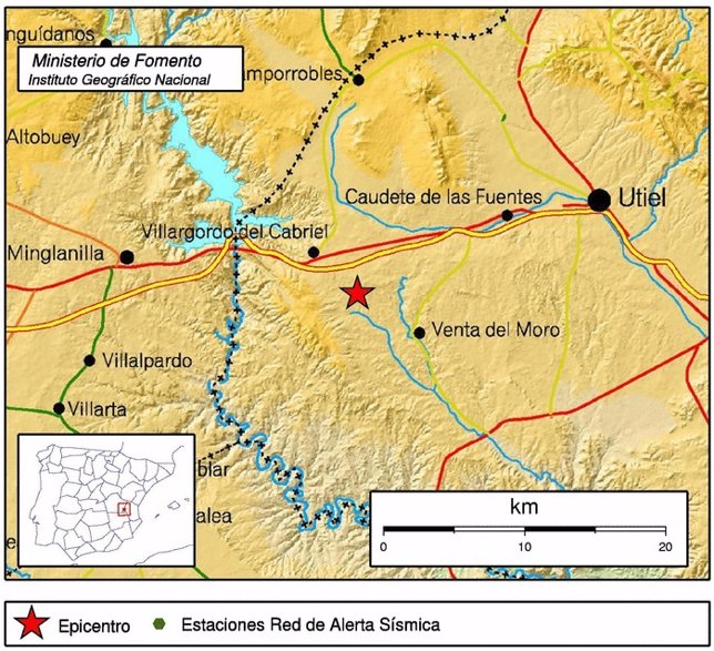 Terremoto en Villagordo del Cabriel
