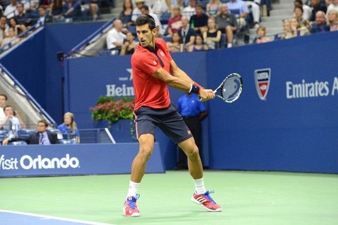 Novak Djokovic en el US Open