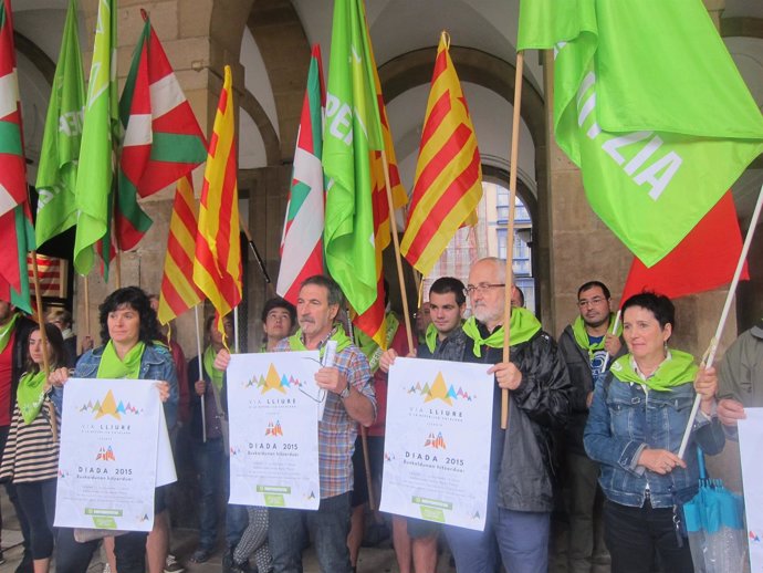 Representantes de Independentistak en Bilbao