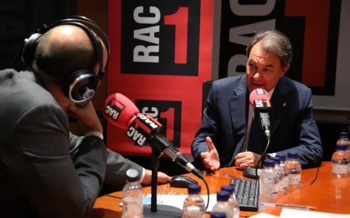 El pte.Artur Mas, en una entrevista
