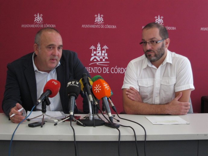 Bados y Luque en la rueda de prensa