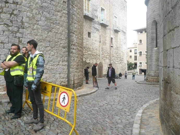 Rodaje de 'Juego de Tronos' en Girona
