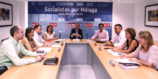 Grupo del PSOE en la Diputación de Málaga Francisco Conejo