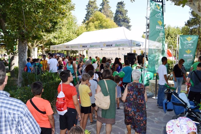 Bicicleta Solidaria de Bantierra y Seguros RGA