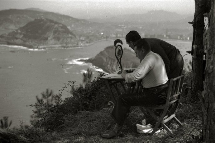 Retransmisión de las regatas de la Concha 1935