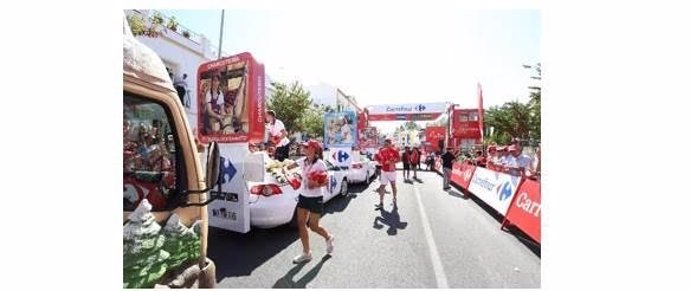 Caravana de productos cántabros por la Vuelta Ciclista 