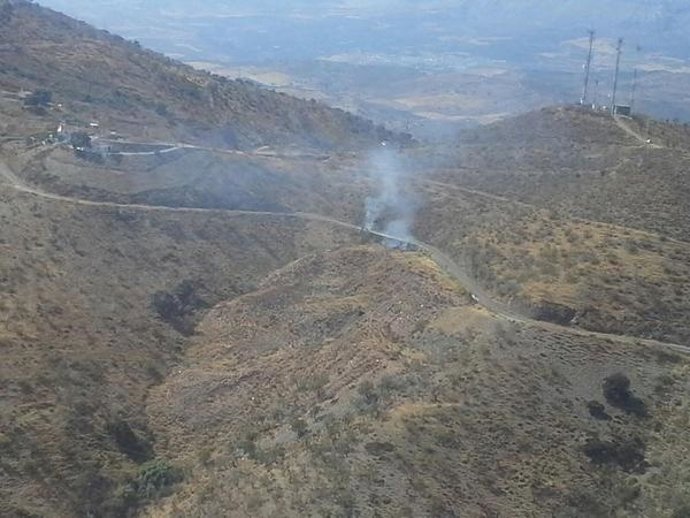 Incendio en Casabermeja