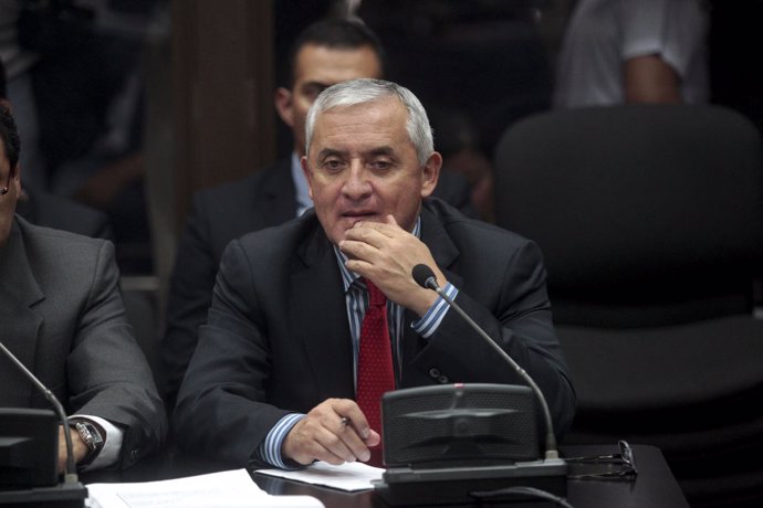 El dimisionario presidente de Guatemala, Otto Pérez Molina