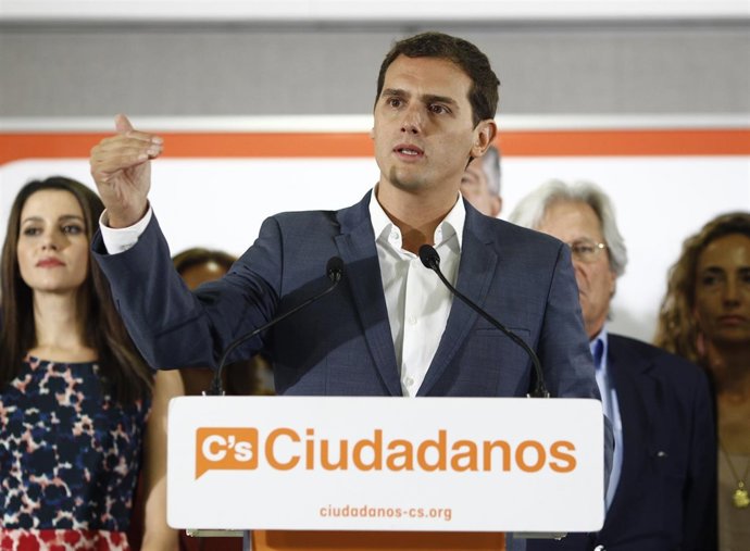 Rueda de prensa de Albert Rivera tras la Ejecutiva Nacional del partido