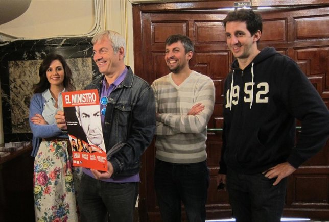 Marta Torné, Carlos Sobera, Javier Antón y Guillermo Ortega en la presentación