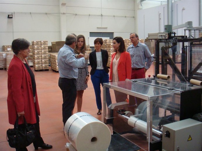 Alegría en su visita este viernes a Ejea de los Caballeros