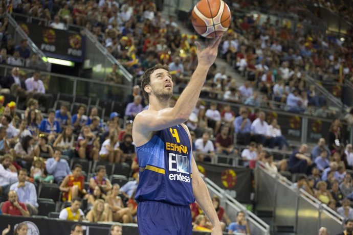 España vs Macedonia, Pau Gasol 