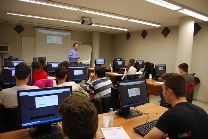 Clase con el 'Simulation Enterprise'