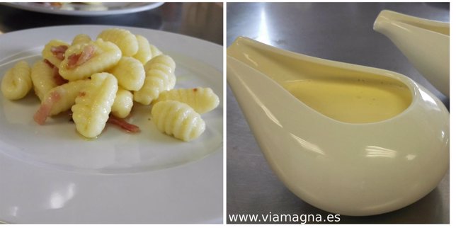 Receta de ñoquis a la carbonara