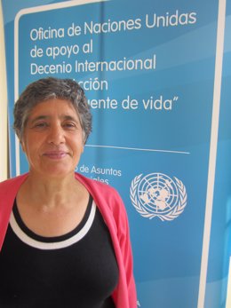 La directora de la Oficina de la ONU para la Década del Agua, Josefina Maestu