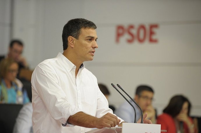 Pedro Sánchez, secretario general del PSOE