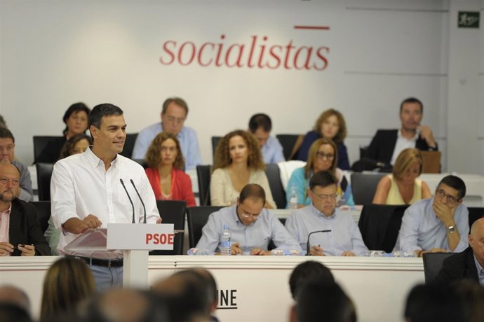Pedro Sánchez, secretario general del PSOE