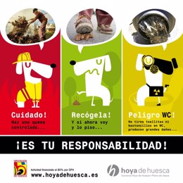 La Hoya de Huesca ha iniciado una campaña de sensibilización medioambiental