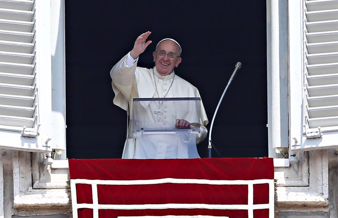 El Papa Francisco durante el Angelus