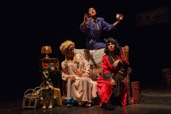 Ensayo general de la obra 'Las Presidentas', en el Teatro Echegaray