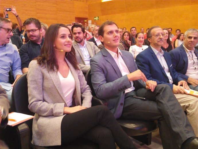 Inés Arrimadas y Albert Rivera en Barcelona