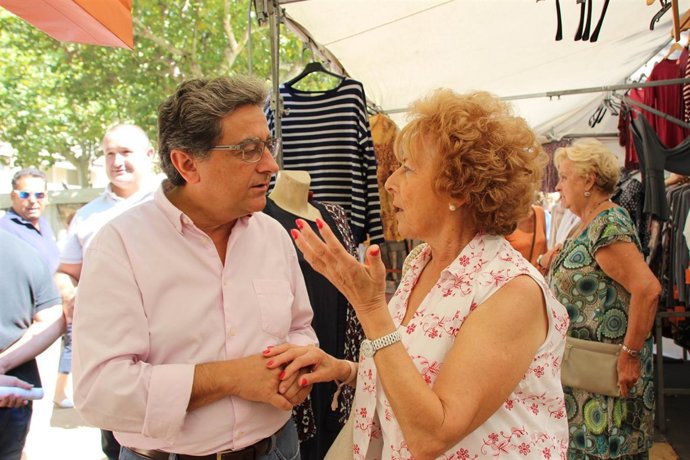 El portavoz del PP de Catalunya, Enric Millo, en Sant Feliu de Guíxols