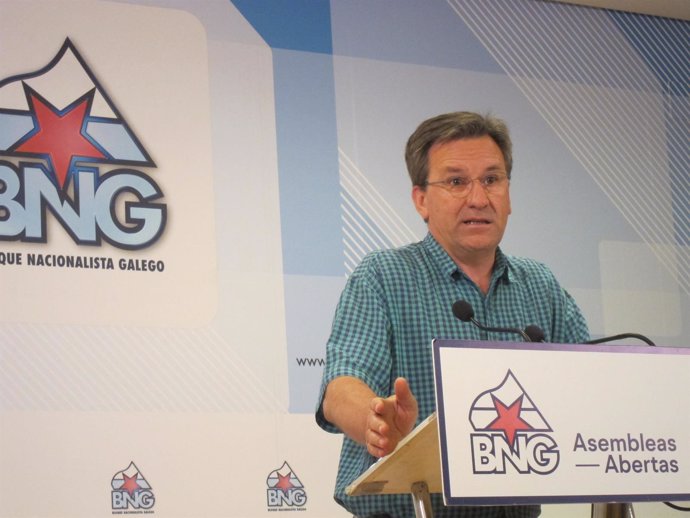 El portavoz nacional del BNG, Xavier Vence