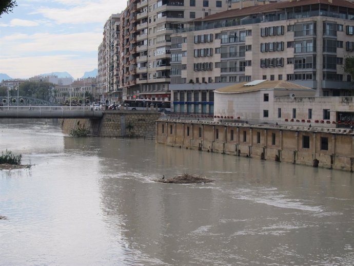 Imagen del río Segura a su paso por Murcia