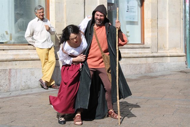 Imagen de la teatralización