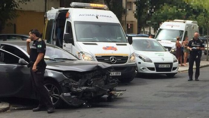 Accidente de tráfico en Sevilla.
