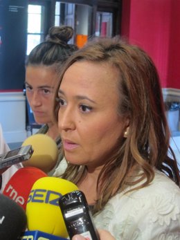 La consejera de Educación, Mayte Pérez
