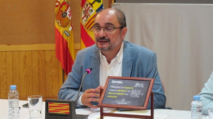 El presidente de Aragón, Javier Lambán