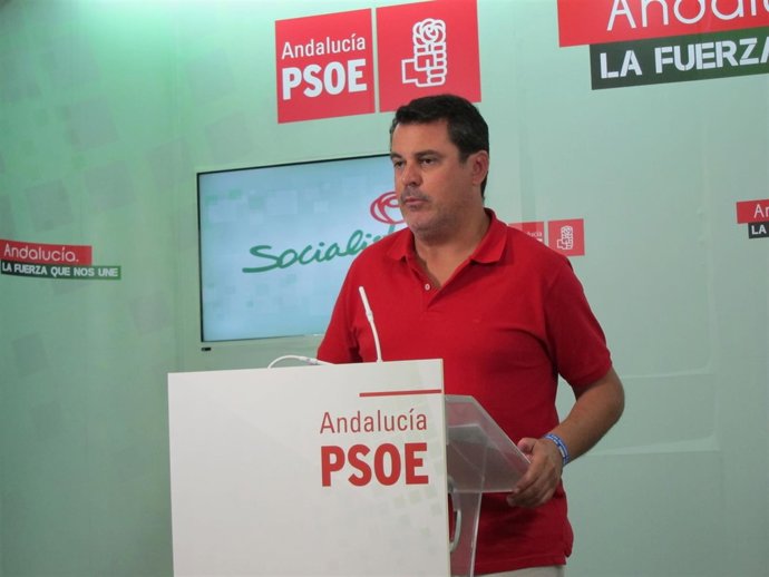 El secretario de Organización del PSOE de Huelva, Jesús Ferrera. 